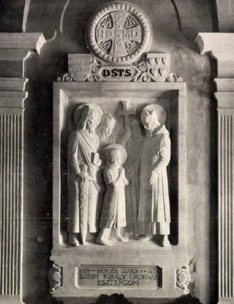 SZENT ISTVÁN ÉS CSALÁDJA, SZENT GELLÉRT ÉS SZENT ADALBERTTEL (1938)